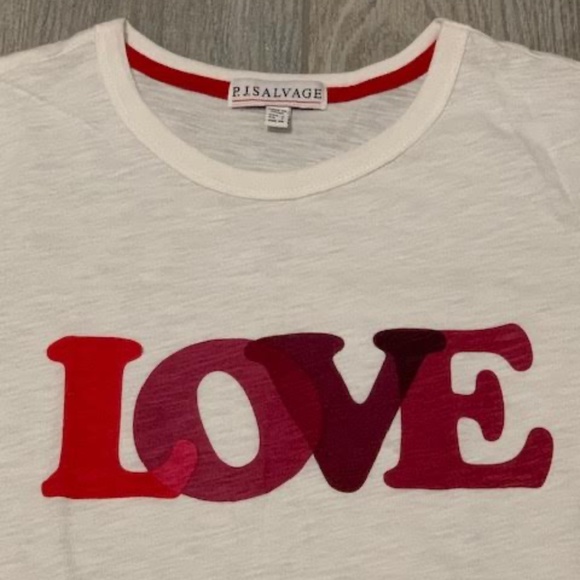 PJ Salvage Tops - NWOT! Women's PJ Salvage "Love" T-Shirt - SMALL